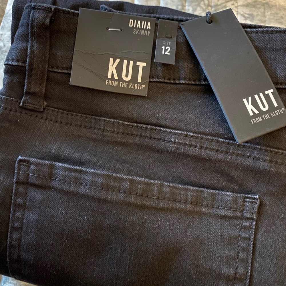 Kut from the Kloth Diana Black Skinny Jeans